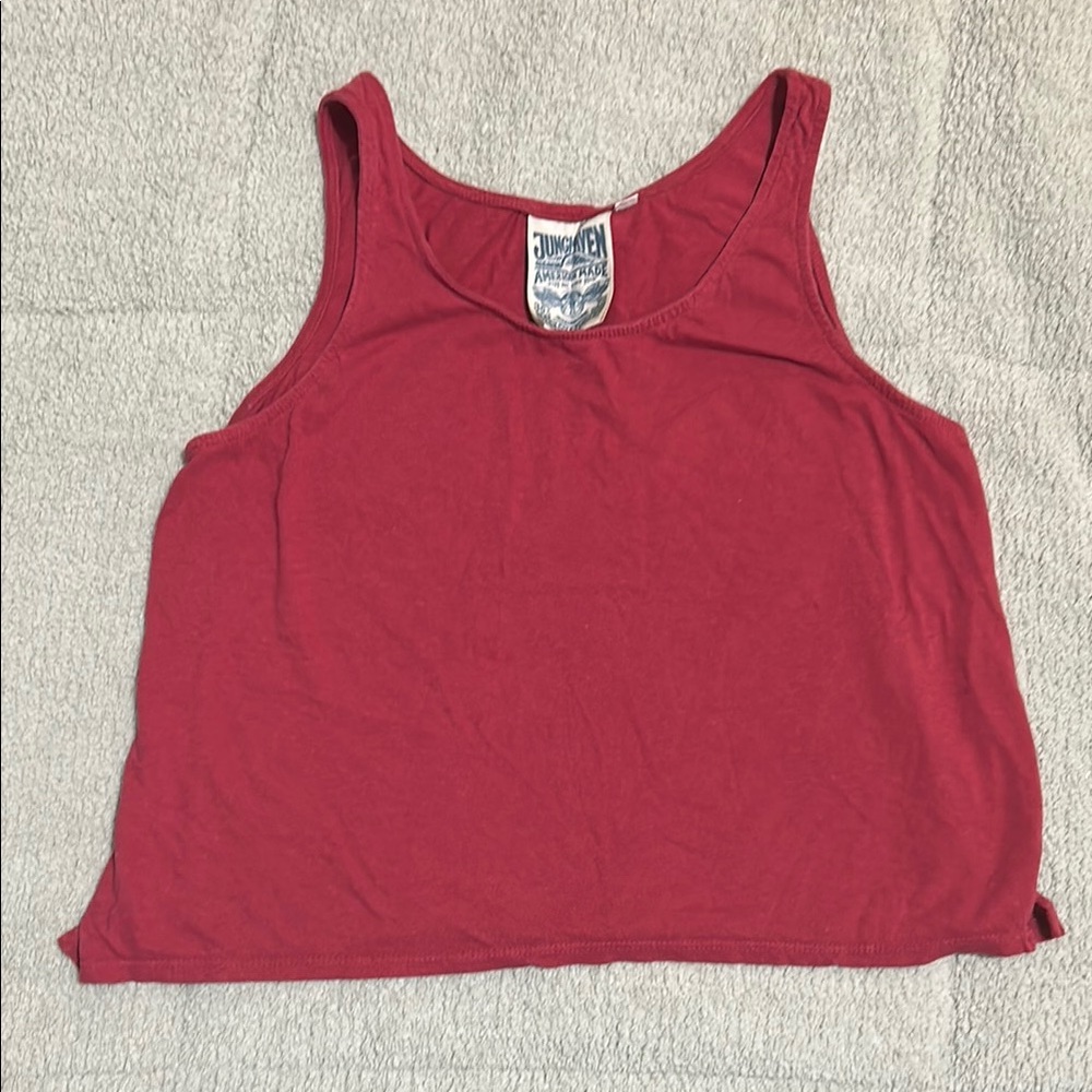 Jungmaven Red Tank Top